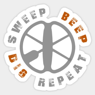 Detectorists Sweep Dig Repeat mk2 by Eye Voodoo Sticker